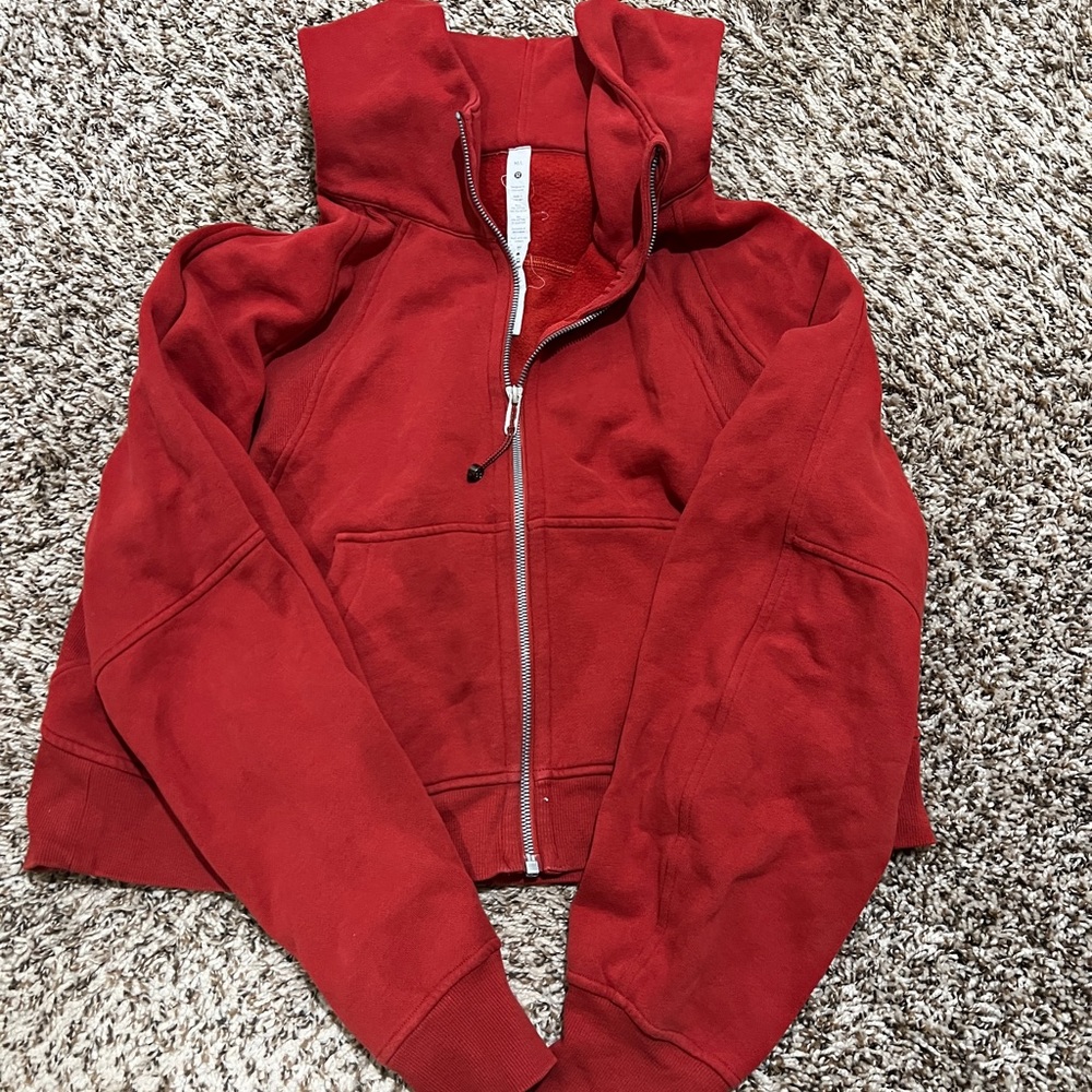 Lululemon oversized full zip hoodie in Cayenne M/L